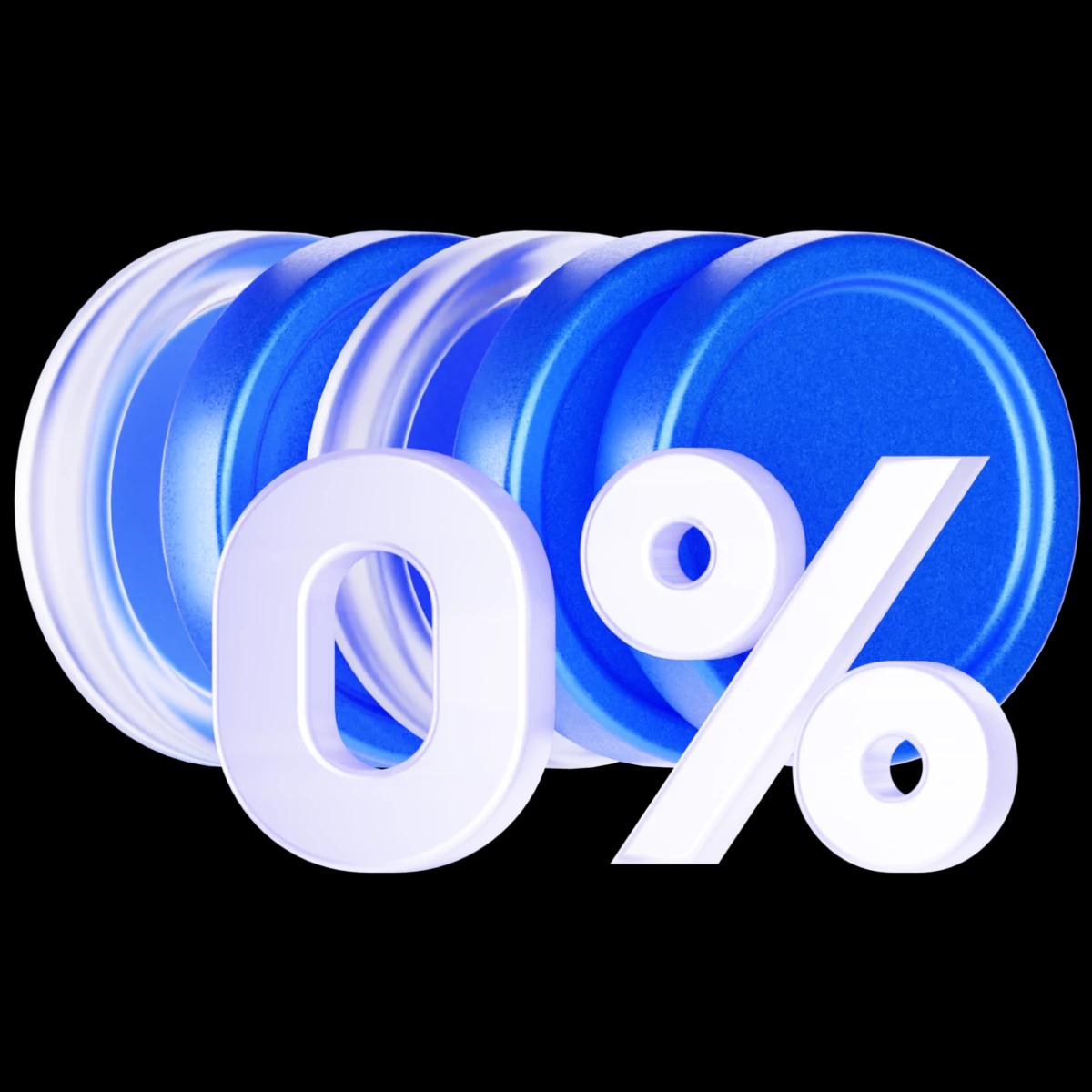 Top-up fee is 0%